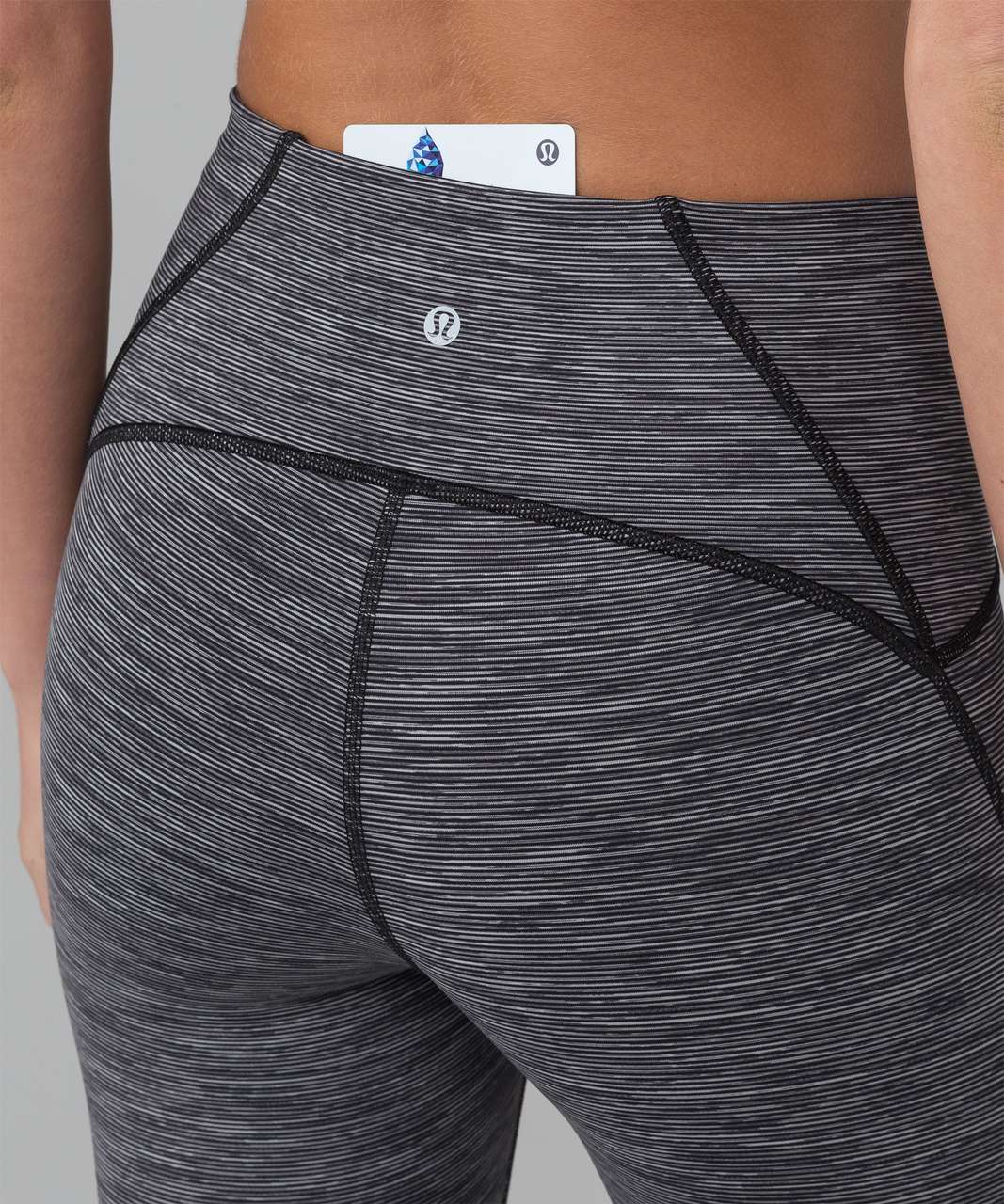Lululemon Train Times 7/8 Pant (25" ) - Wee Are From Space Black Slate