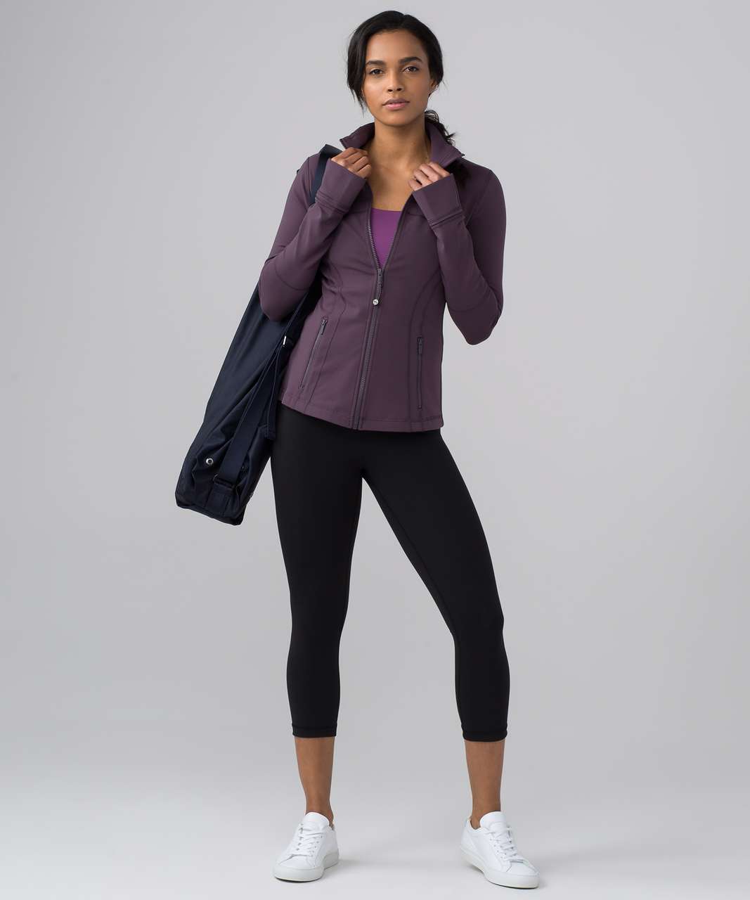 Lululemon Athletica Define Jacket Purple Black Currant Luon size 8 womens