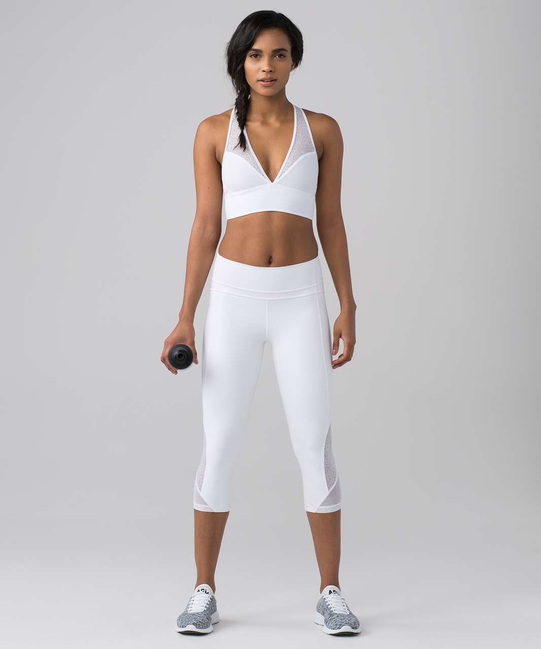 Lululemon Twist & Train Bra - White - lulu fanatics