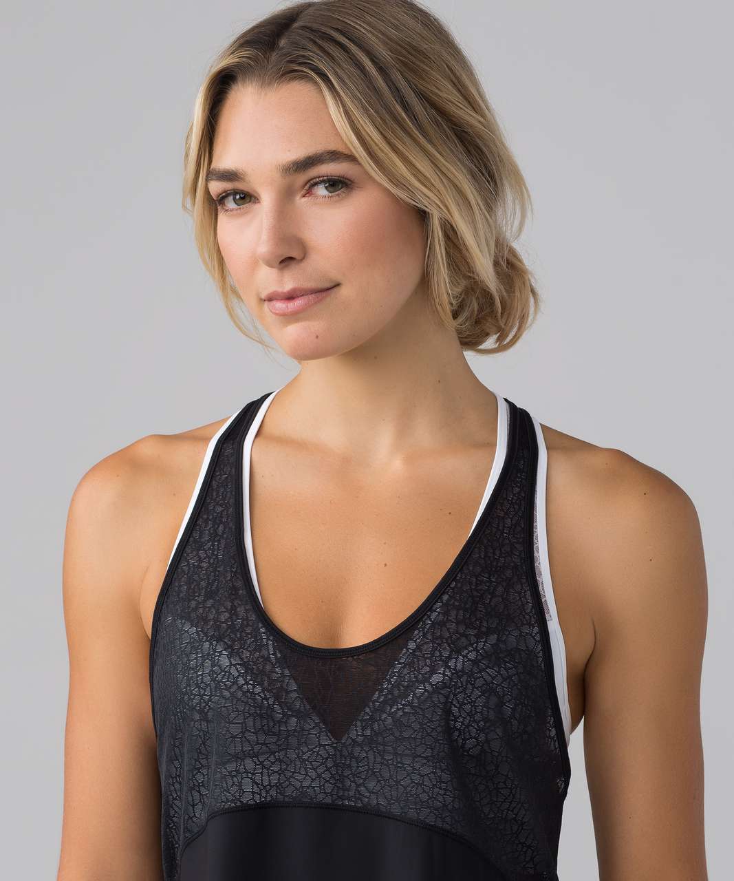 Lululemon Twist & Train Tank *online Only In Sea Steel