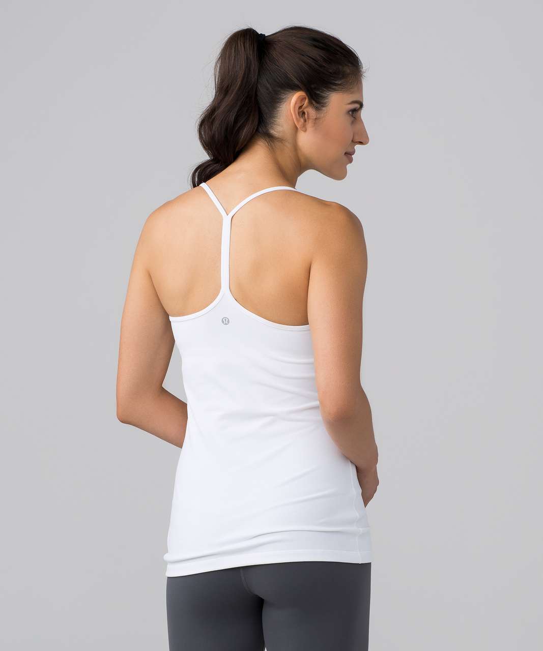 NWT Lululemon Power Y Racerback Tank Top Branco Angola