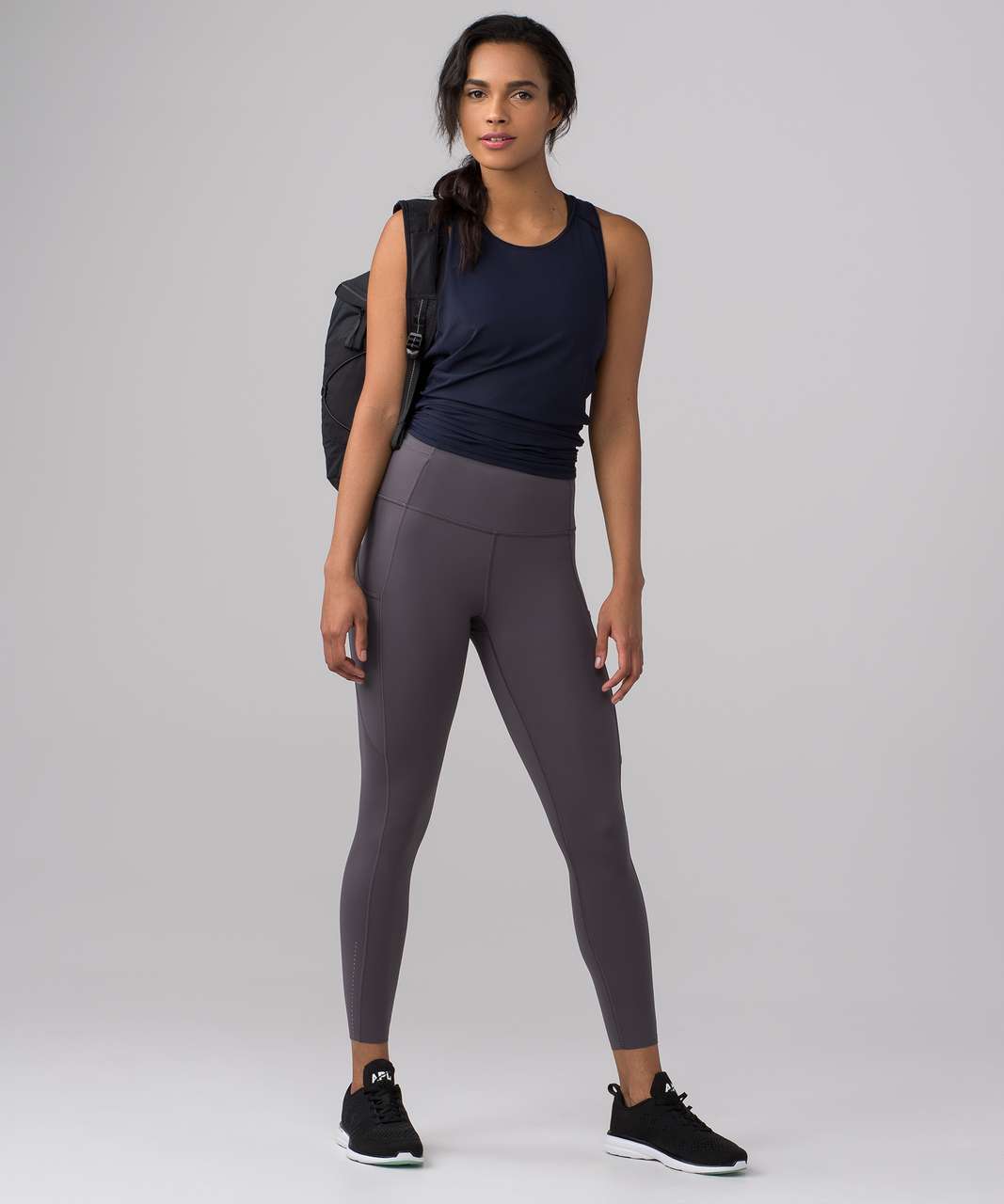 Lululemon Fast and Free Tight II 25 Nulux Black 6 - $76 - From Lily