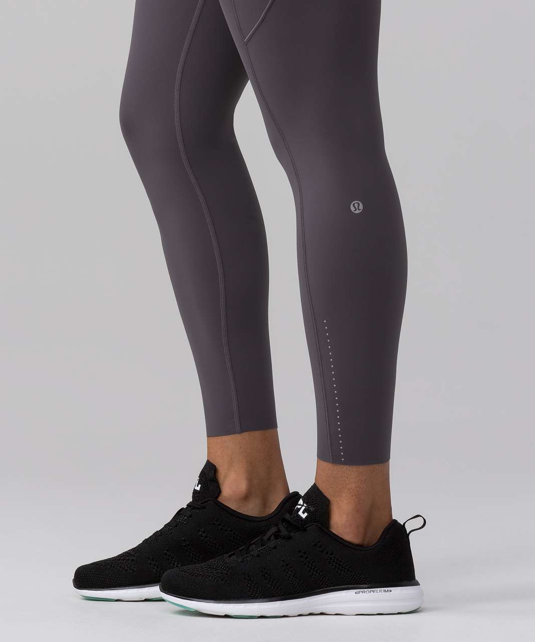 Lululemon Fast & Free 7/8 Tight II *Nulux 25" - Dark Carbon (First Release)