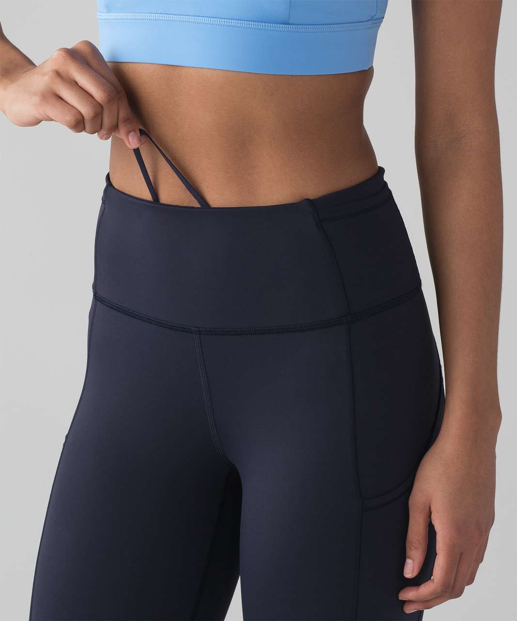 Lululemon Fast & Free 7/8 Tight II *Nulux 25" - Midnight Navy