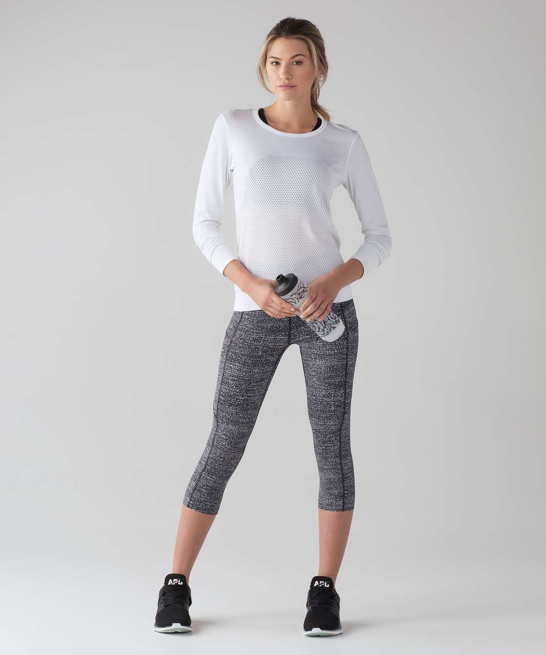 Lululemon Breeze By Long Sleeve - White / White