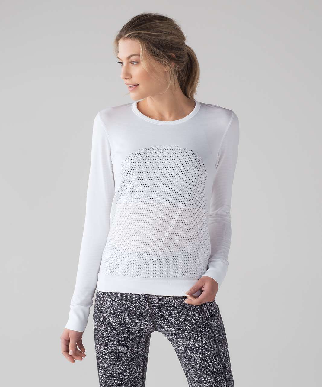 Lululemon Breeze By Long Sleeve - White / White