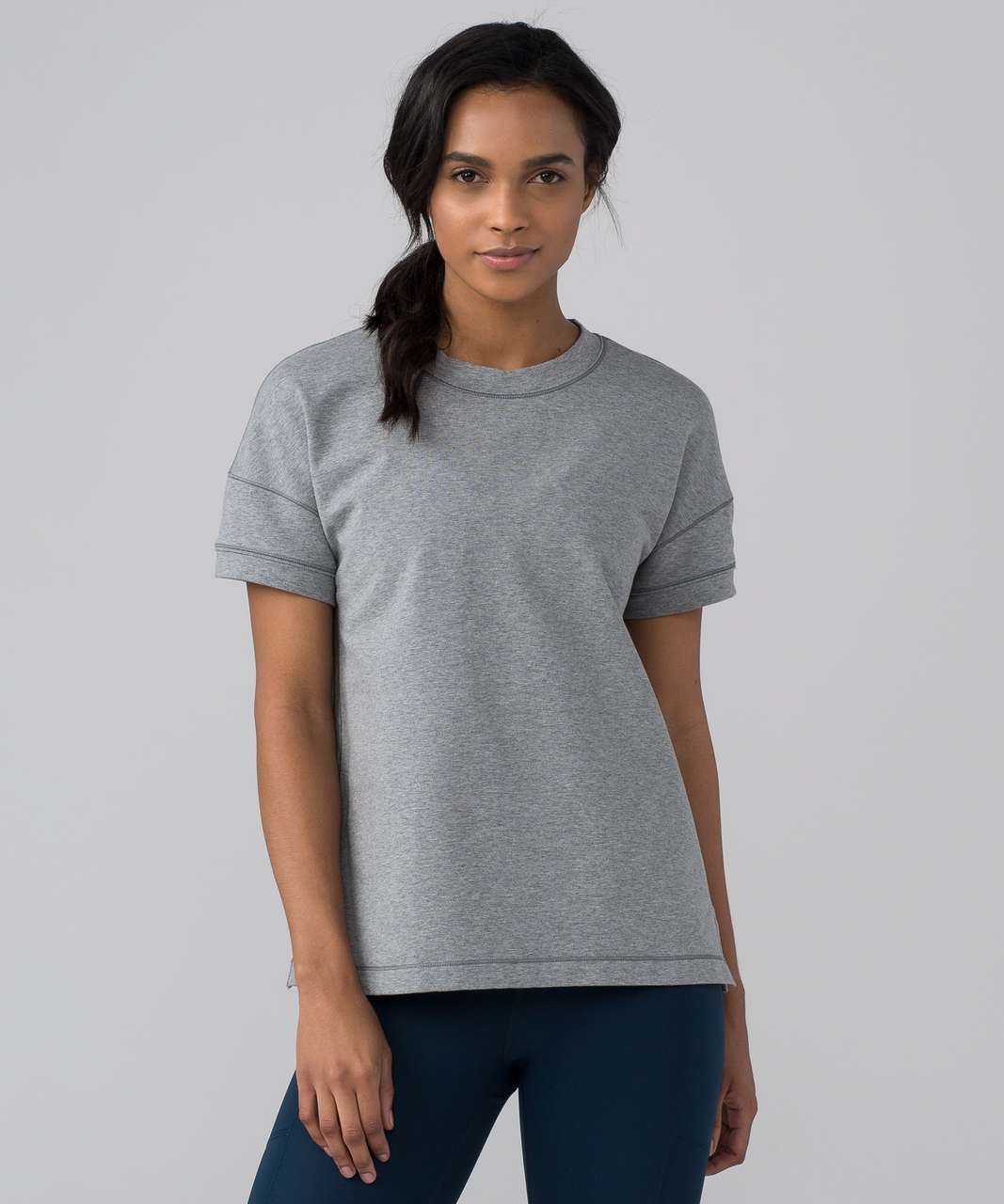 Lululemon Space Tee - Heathered Medium Grey