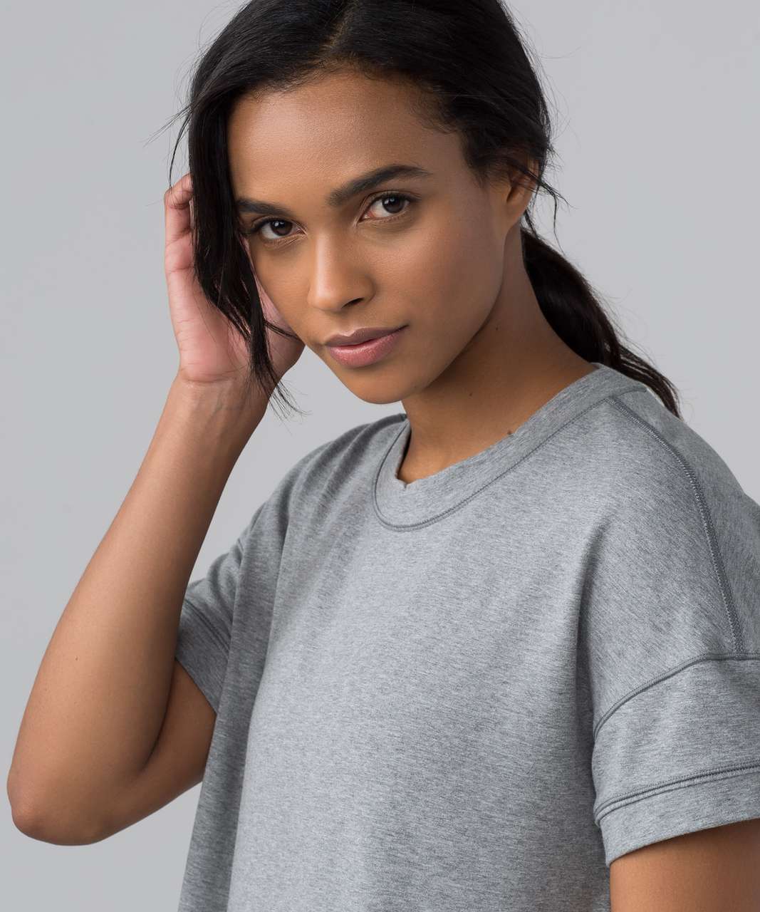 Lululemon Space Tee - Heathered Medium Grey