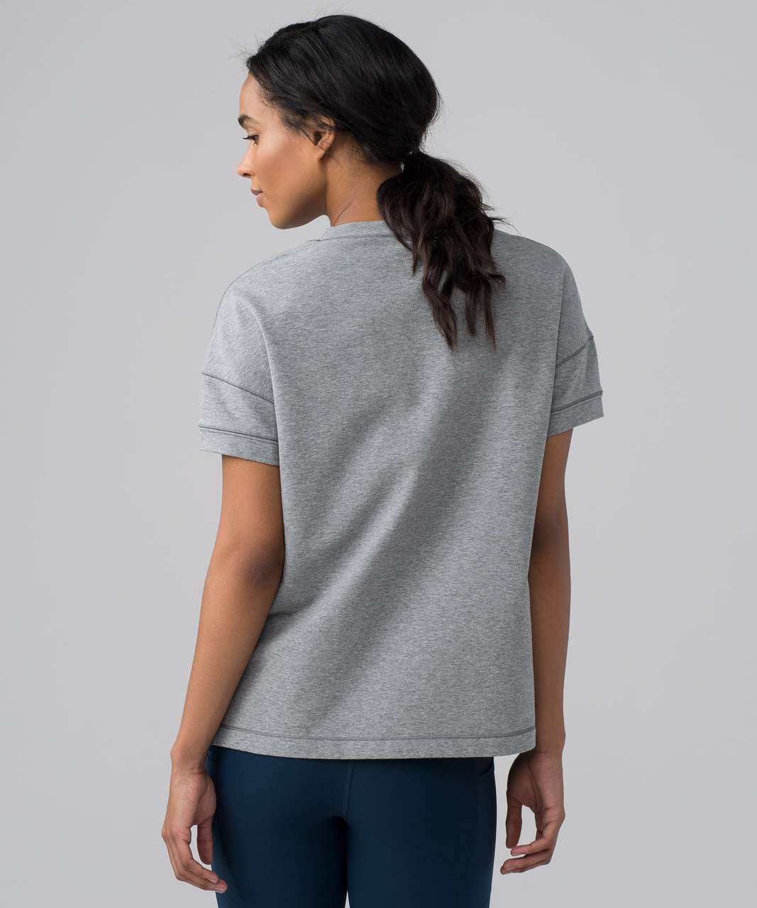 Lululemon Space Tee - Heathered Medium Grey