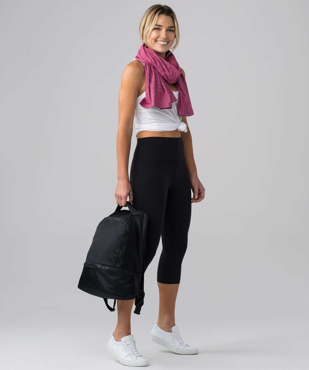 Lululemon Vinyasa Scarf (Rulu) - Heathered Berry Rumble - lulu fanatics