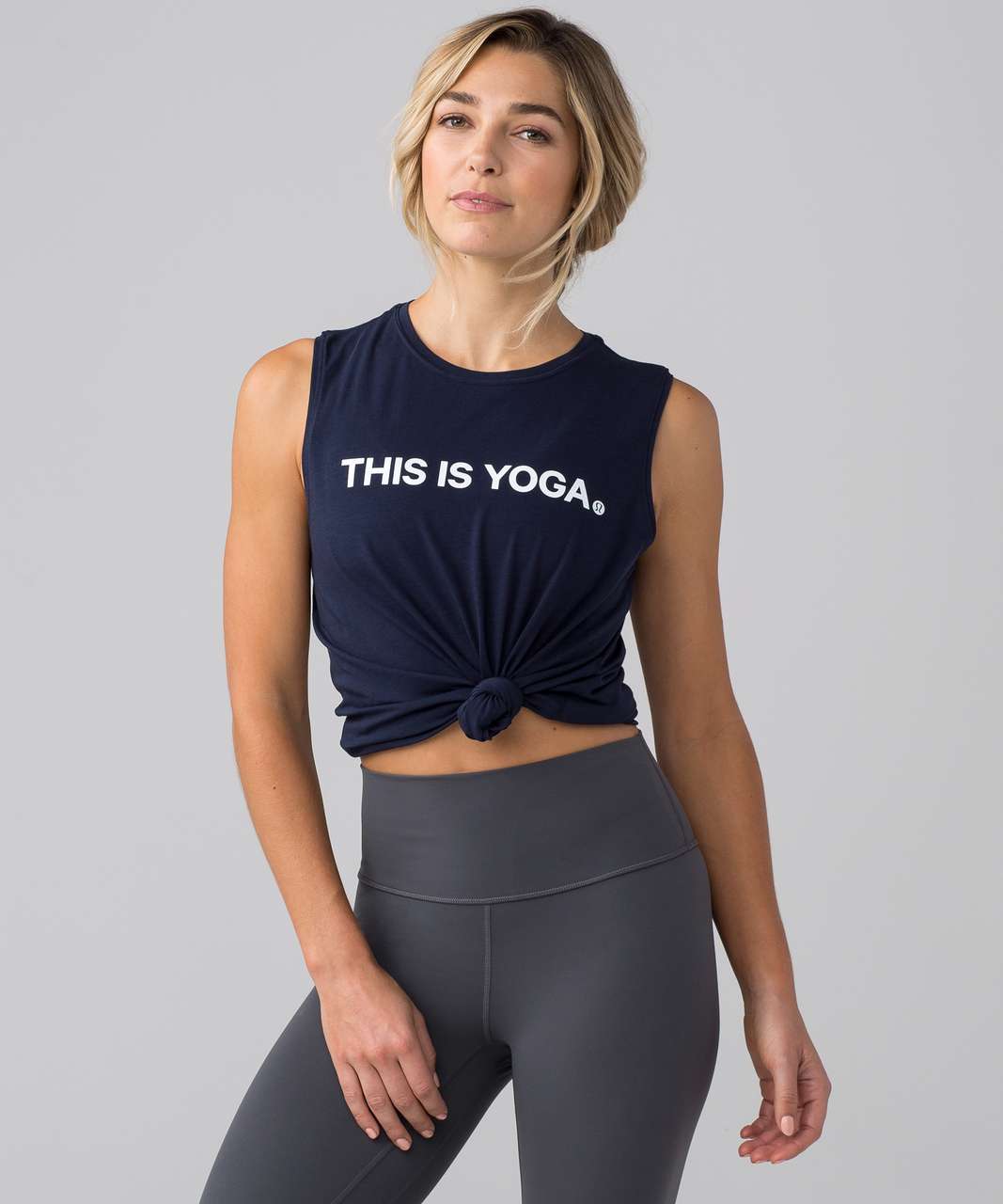 Lululemon Love Sleeveless Tank (This Is Yoga) - Midnight Navy