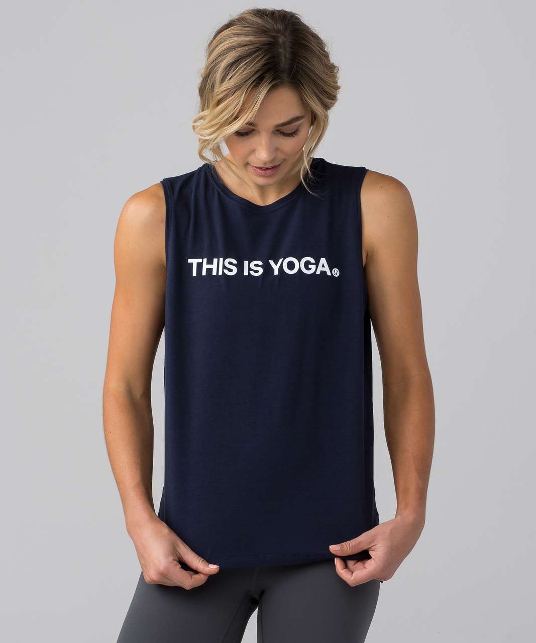 Lululemon Love Sleeveless Tank (This Is Yoga) - Midnight Navy