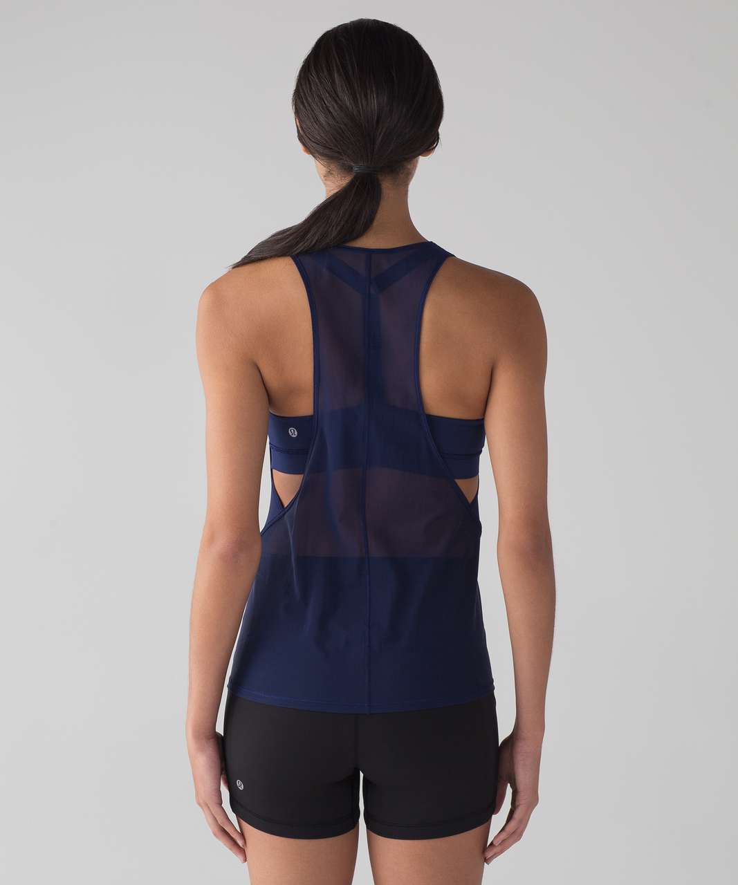 Lululemon Nice blue racer back tank with built-in bra Size 8 - $20