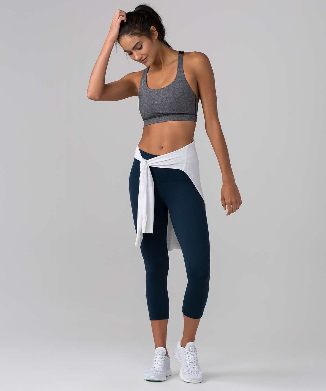 Lululemon Wunder Under Crop (Hi-Rise) (Full-On Luxtreme 21") - Jaded