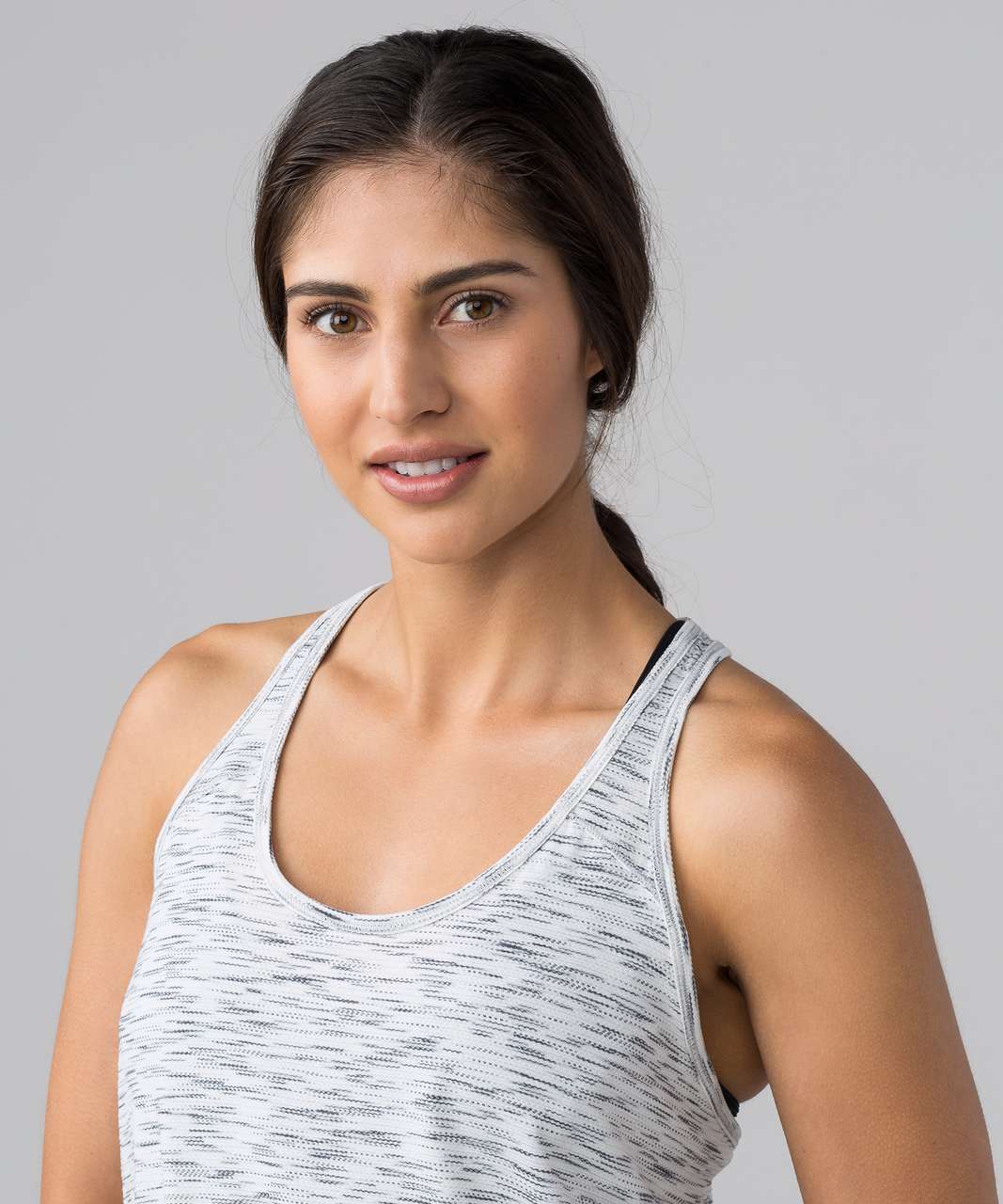 Lululemon Essential Tank - Tiger Space Dye Black White (First Release)