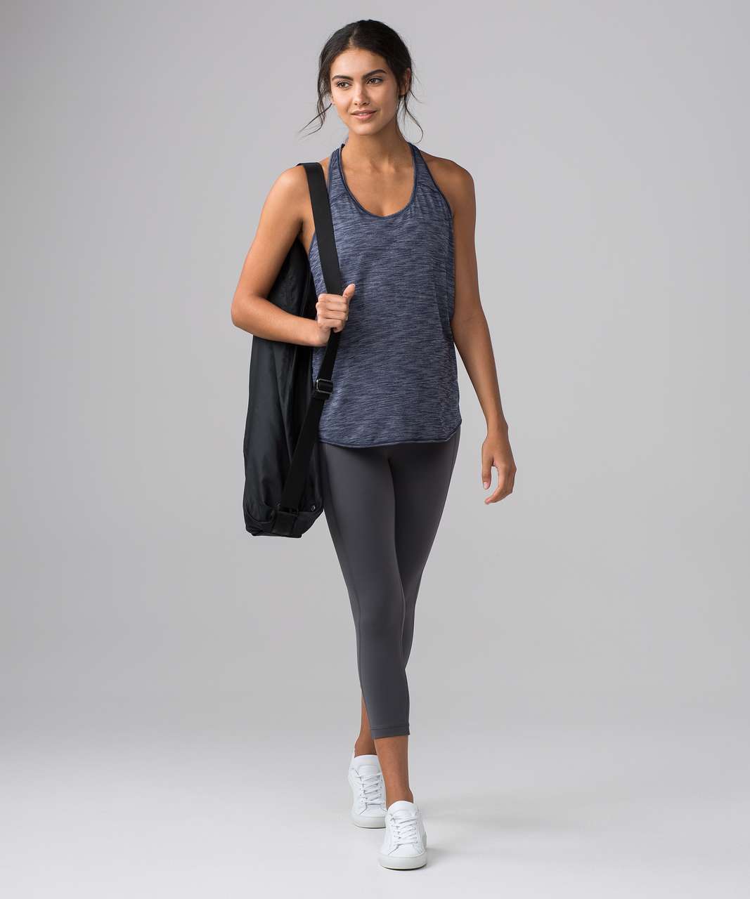 Lululemon Essential Tank - Heathered Deep Navy