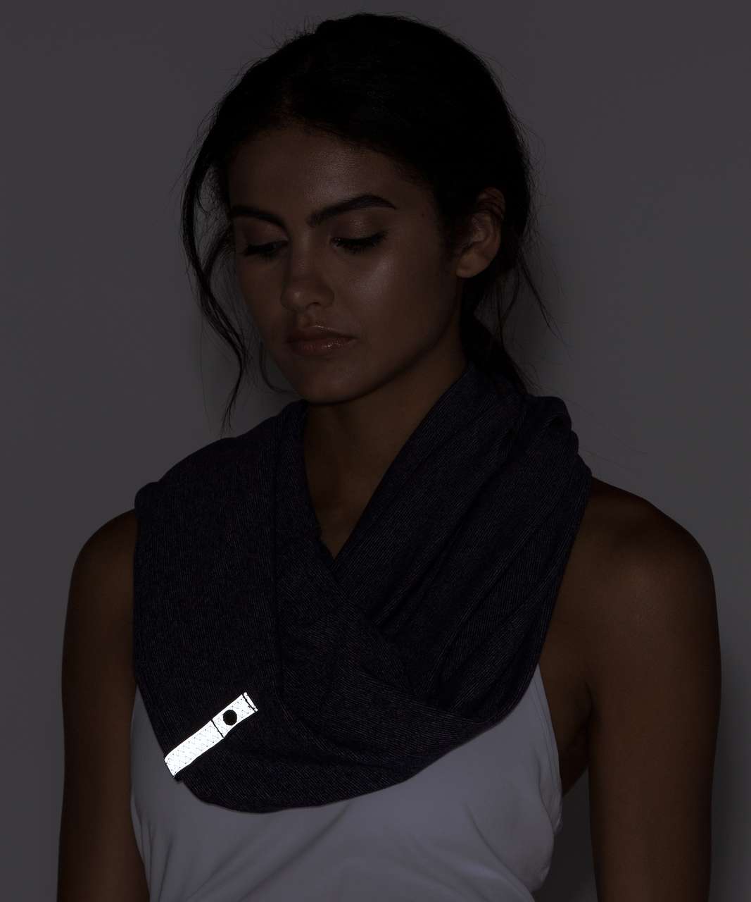 Lululemon Vinyasa Scarf (Rulu) - Wee Stripe Black Grape Heathered Black Grape / Black Grape