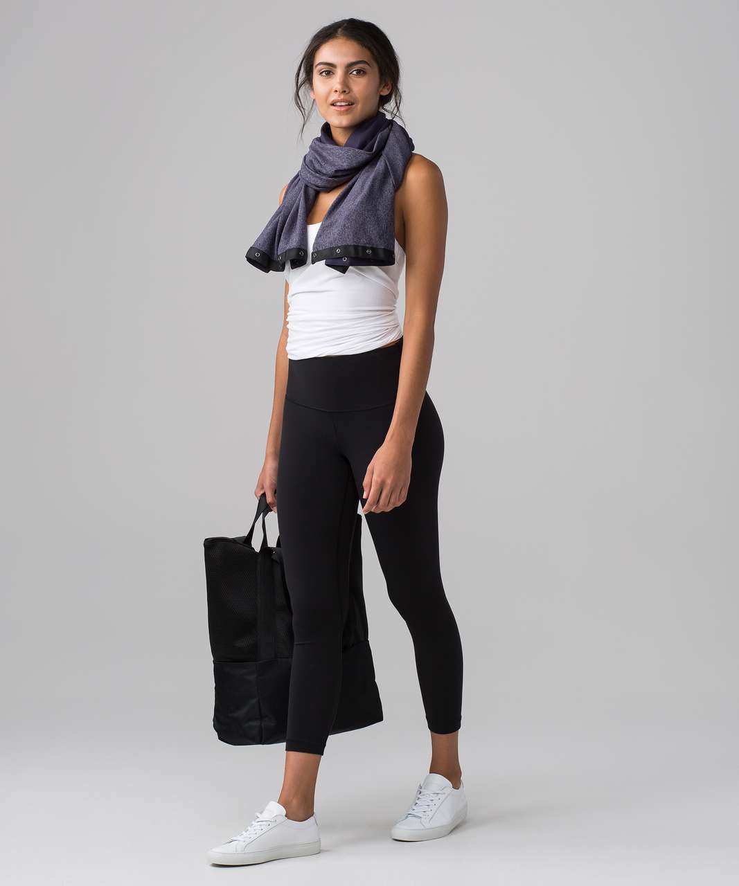 Lululemon Vinyasa Scarf (Rulu) - Wee Stripe Black Grape Heathered Black Grape / Black Grape