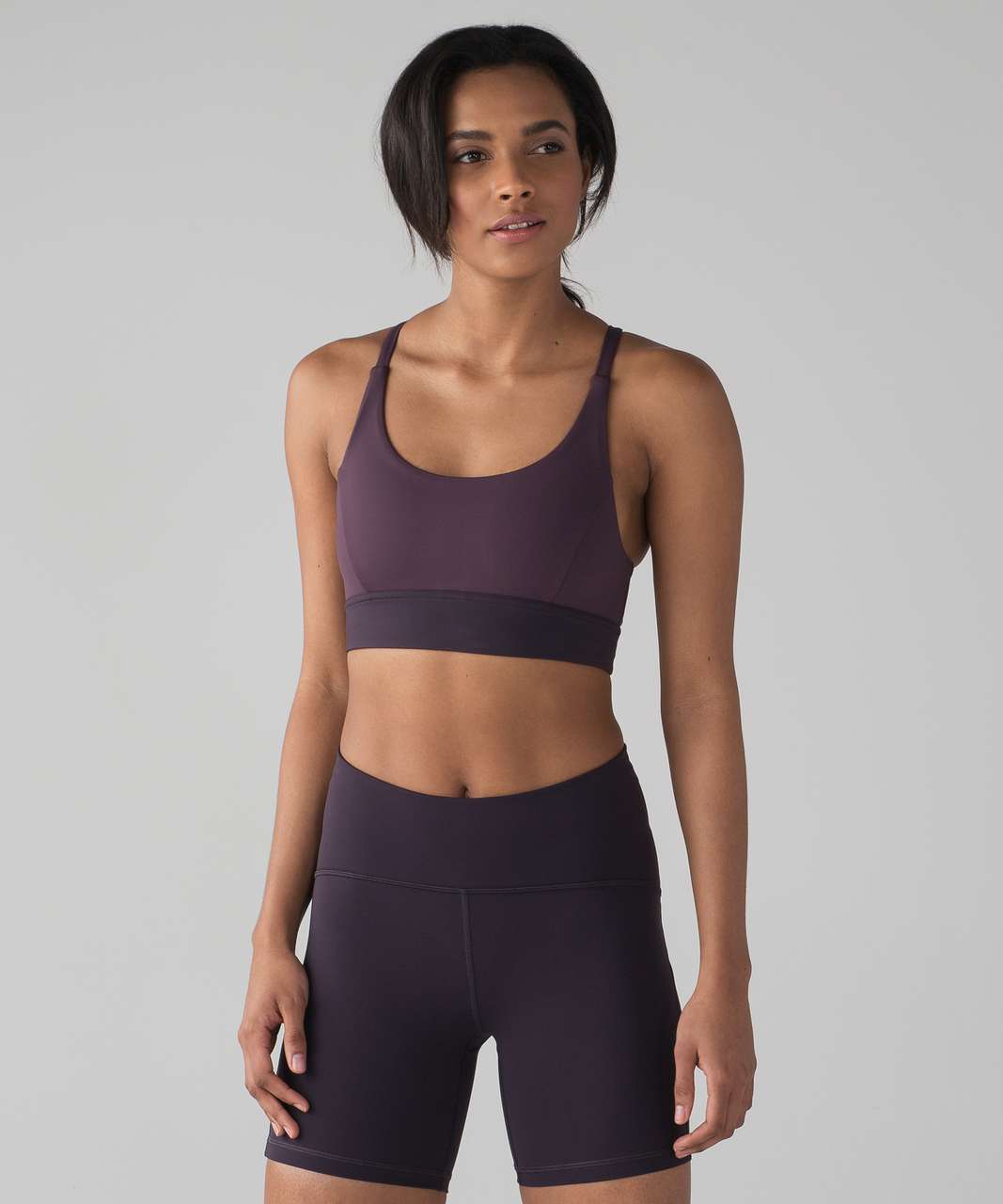 Lululemon Train Times Bra - Black Currant / Boysenberry