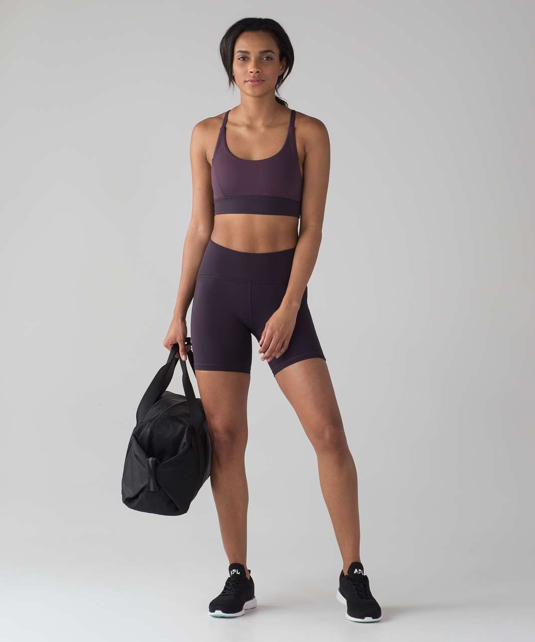 Lululemon Train Times Bra - Black Currant / Boysenberry