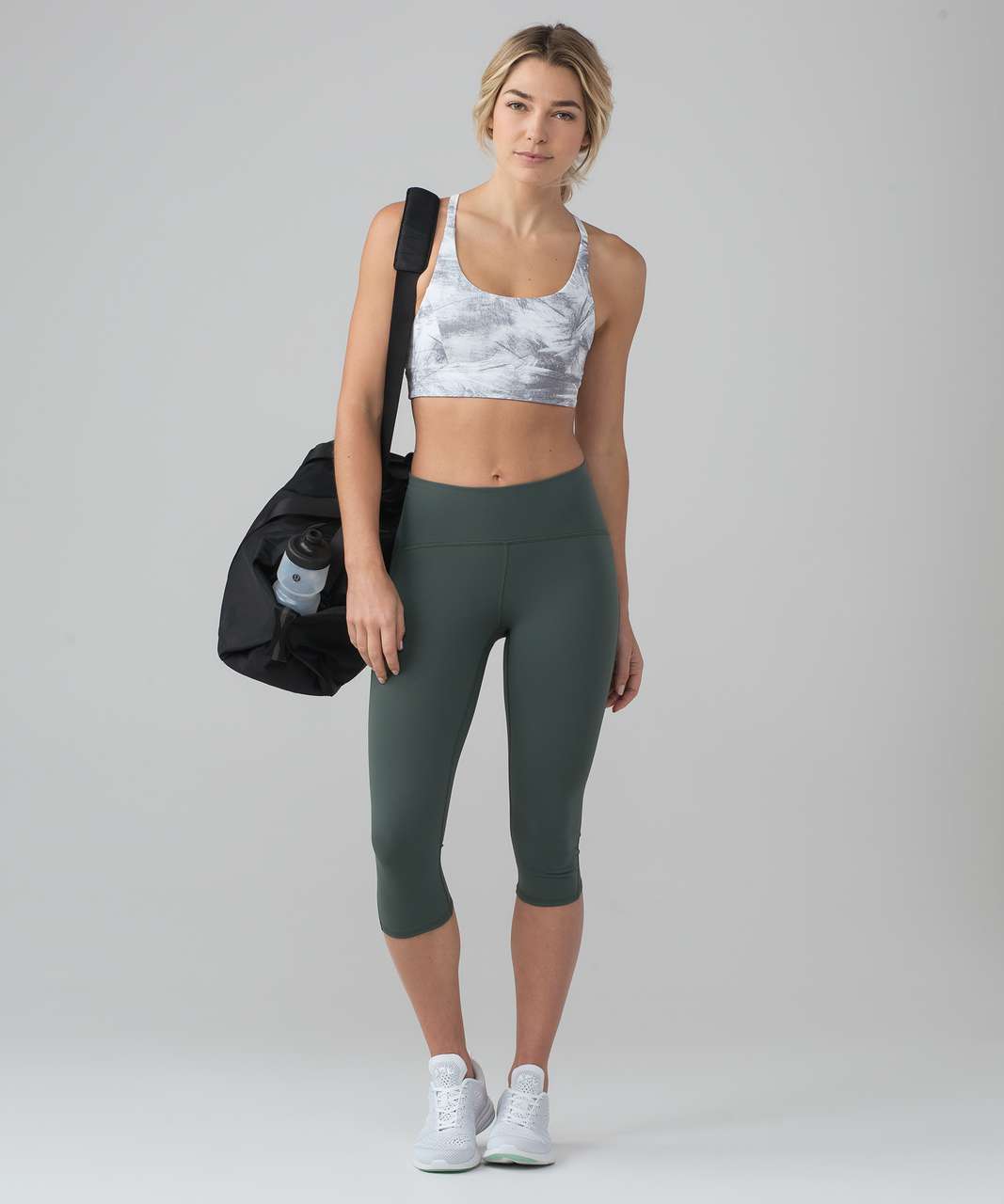 Lululemon Train Times Bra - Wee Are From Space Alpine White