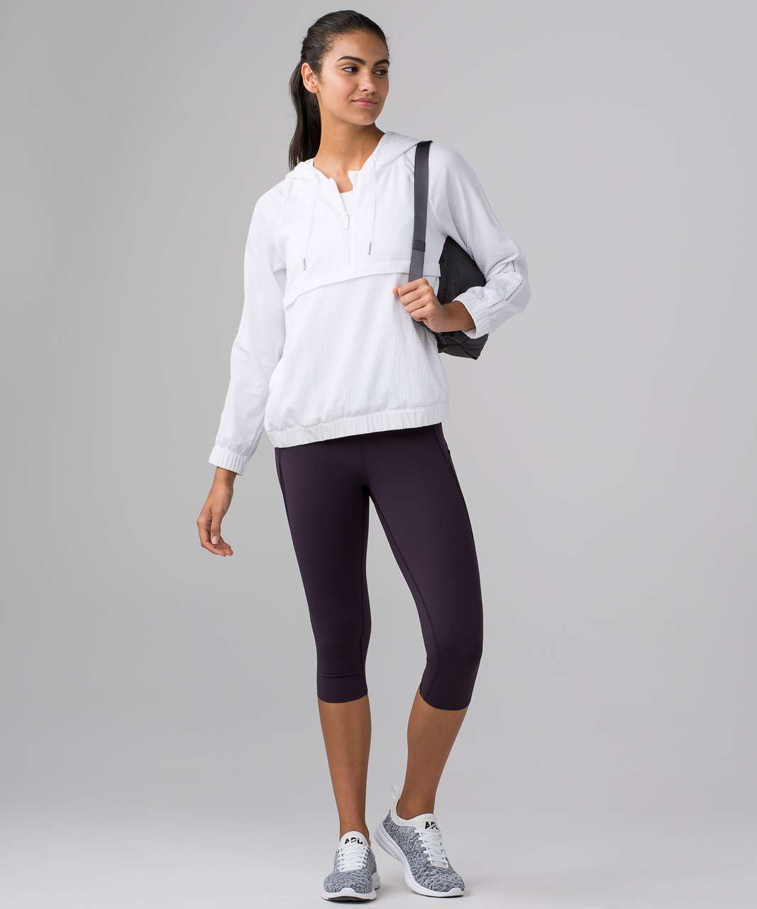 Lululemon Pace Perfect Crop (17") - Boysenberry