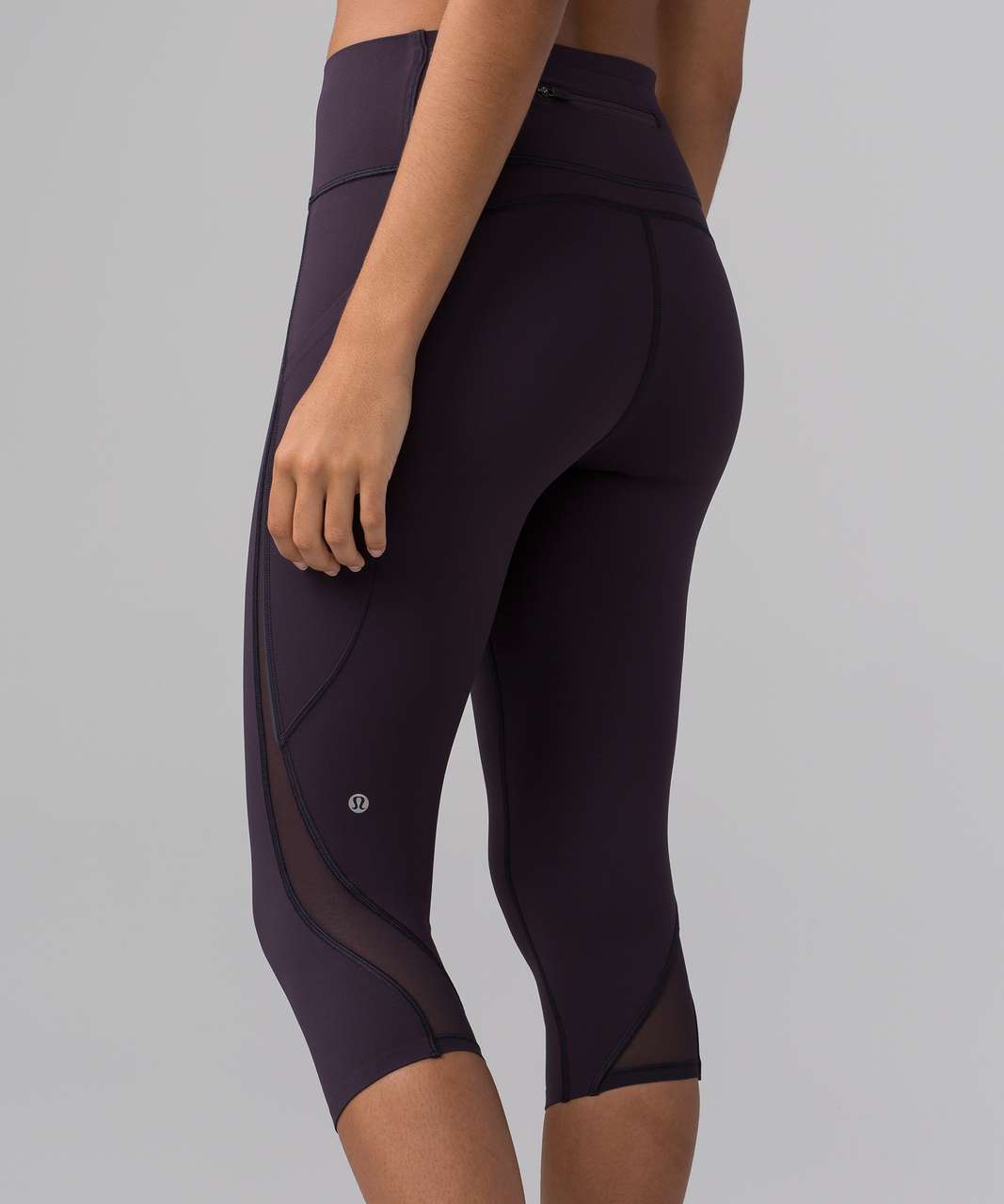 Lululemon Pace Perfect Crop (17) - Boysenberry - lulu fanatics