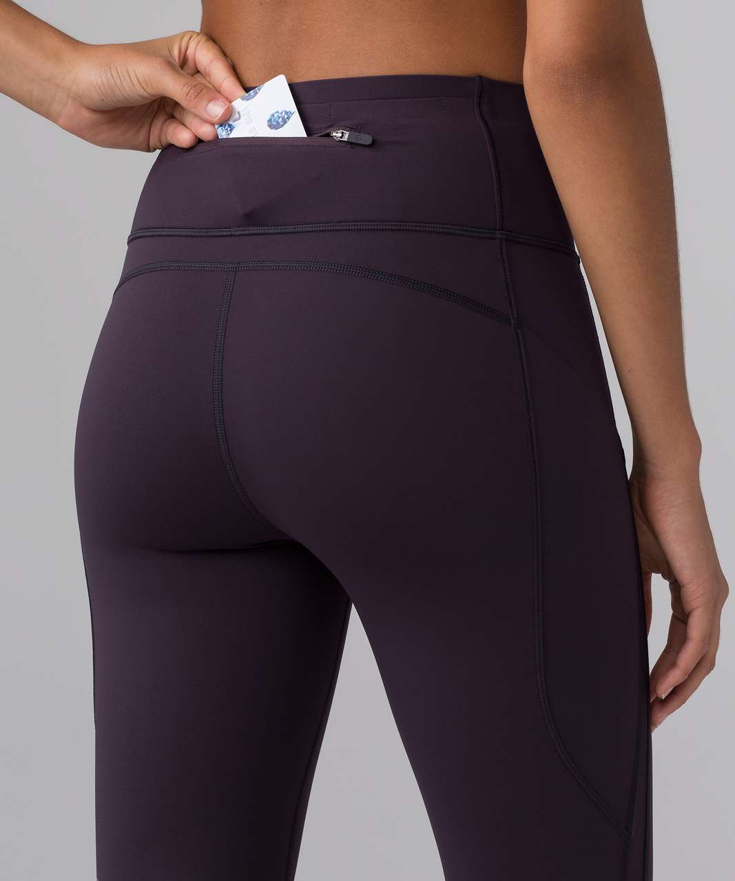 Lululemon Pace Perfect Crop (17) - Boysenberry - lulu fanatics