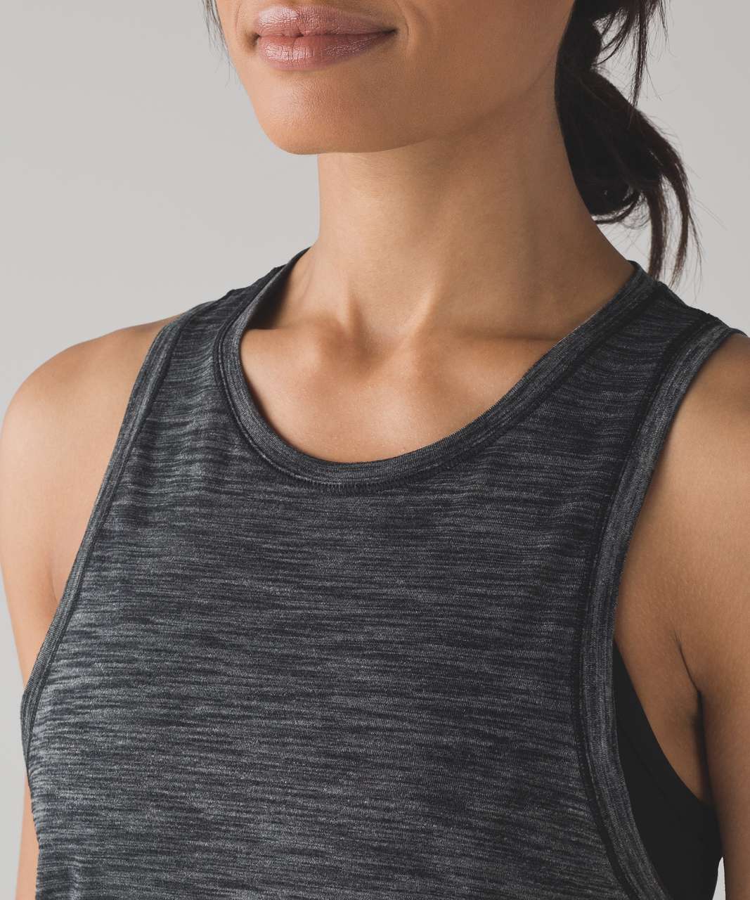 Lululemon Squad Goals Tank - Heathered Black