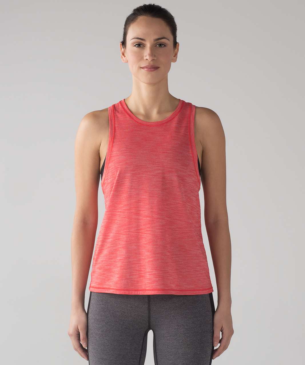 Lululemon Squad Goals Tank - Heathered Alarming