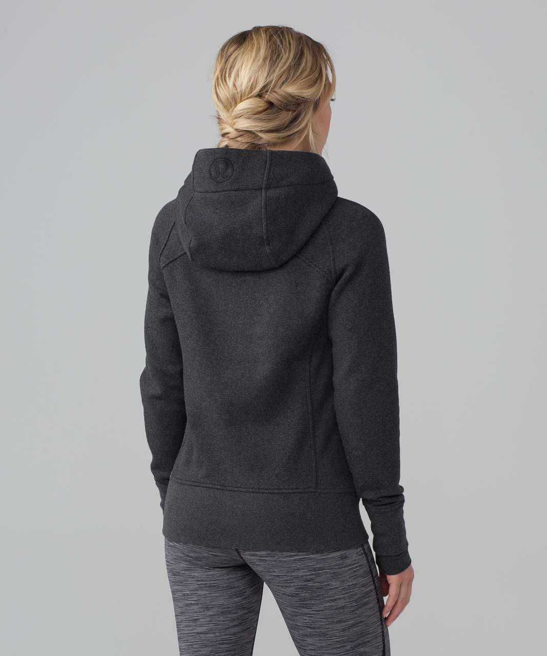 Lululemon Scuba Hoodie *Plush - Heathered Core Black / Black - lulu  fanatics