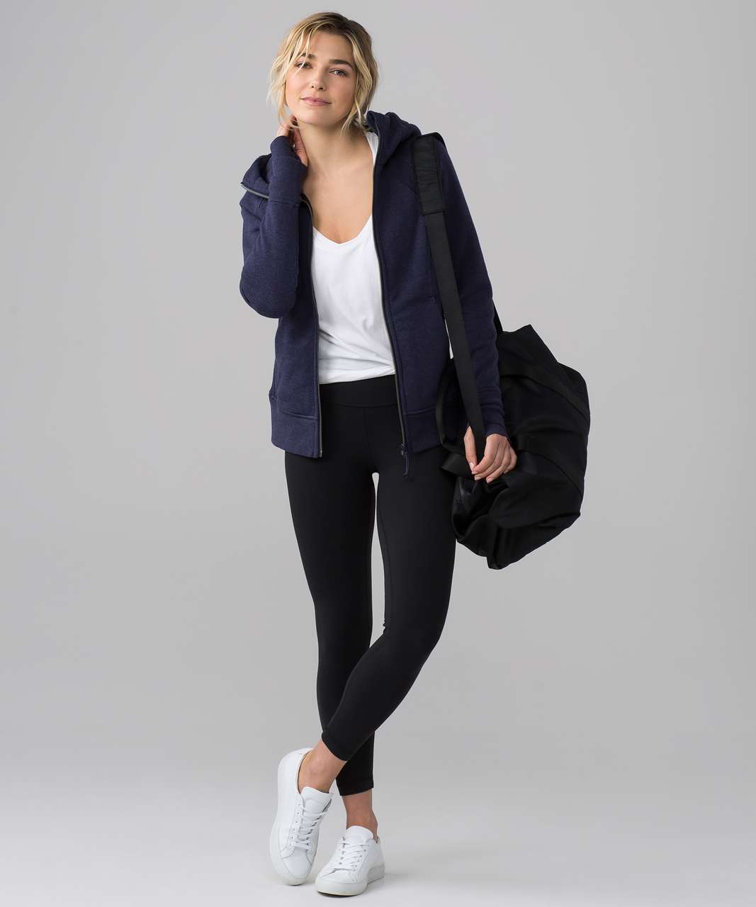 Lululemon Scuba Hoodie III (Storage) - Heathered Deep Indigo