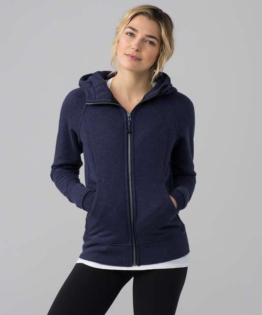 Lululemon Scuba Full Zip Hoodie Plush Size 4 Heathered Chambray / Chambray  25798