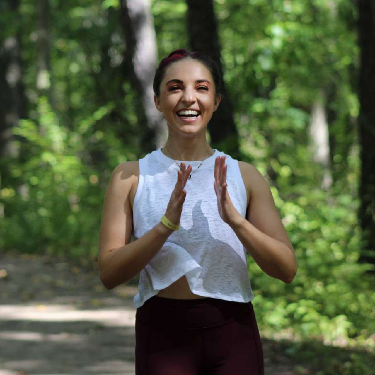 Lululemon Hint of Sheer Cropped Tank - White - lulu fanatics