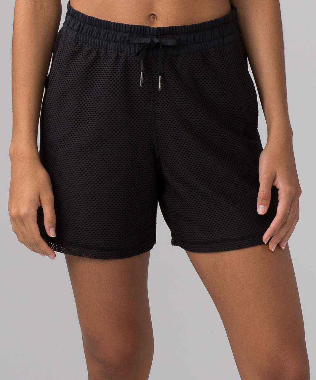 Lululemon Lululemon City Sky Run By Black Mesh Shorts Women's Size 4