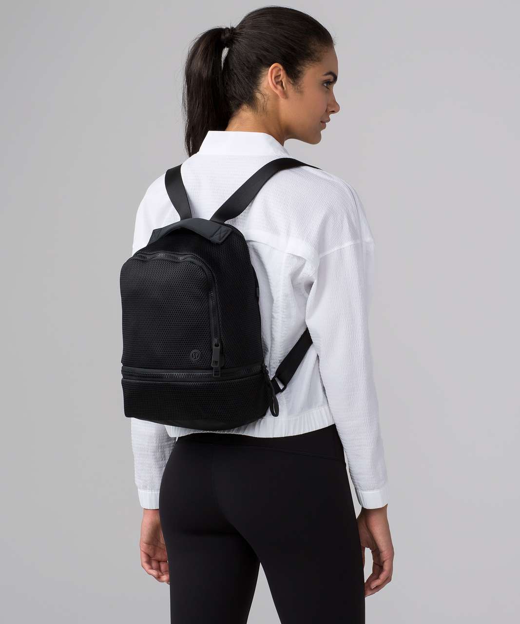 Lululemon Go Lightly Backpack (Mesh) (Mini 12L) - Black - lulu