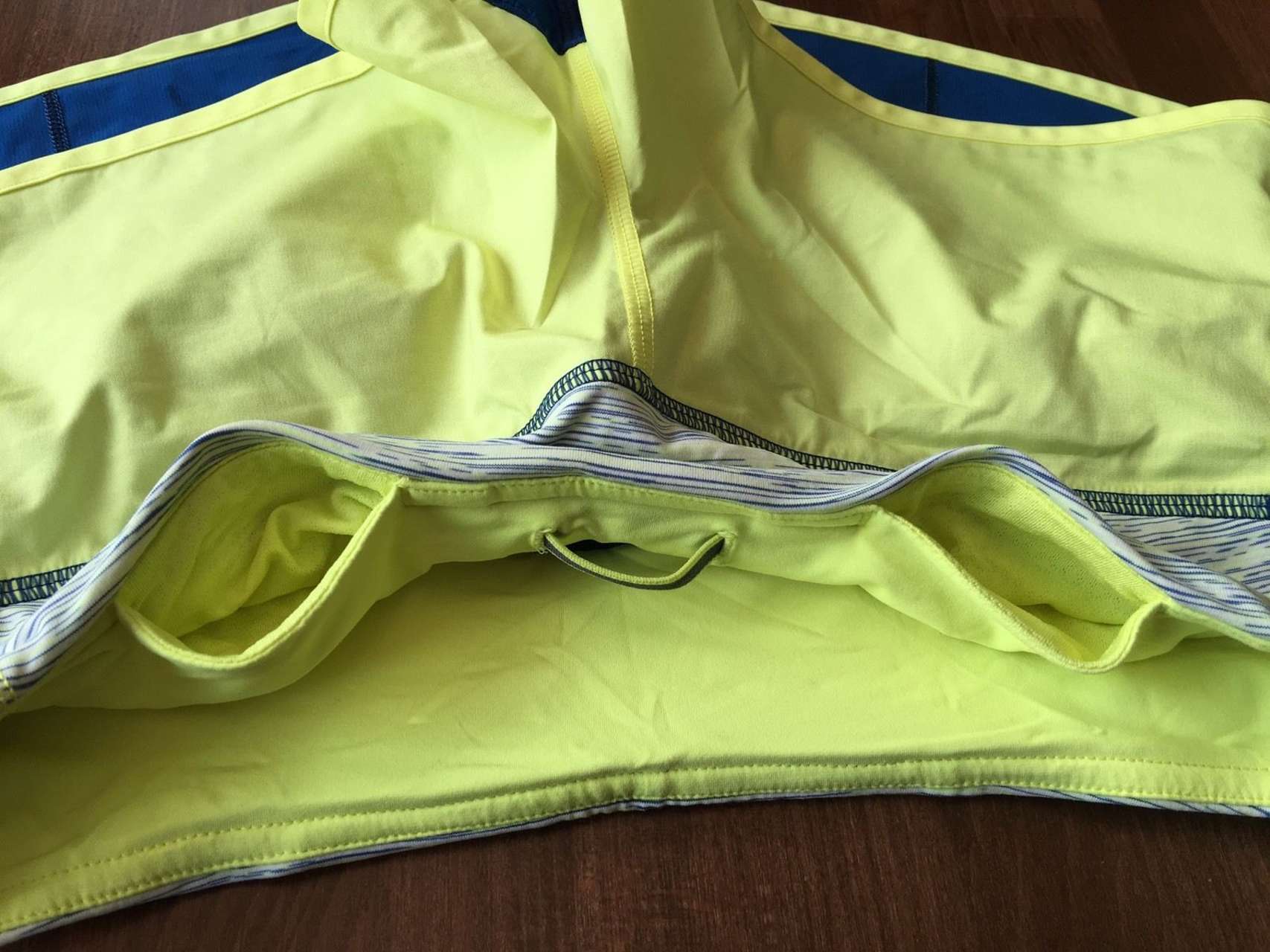 Lululemon Speed Short - Clarity Yellow / Limitless Blue