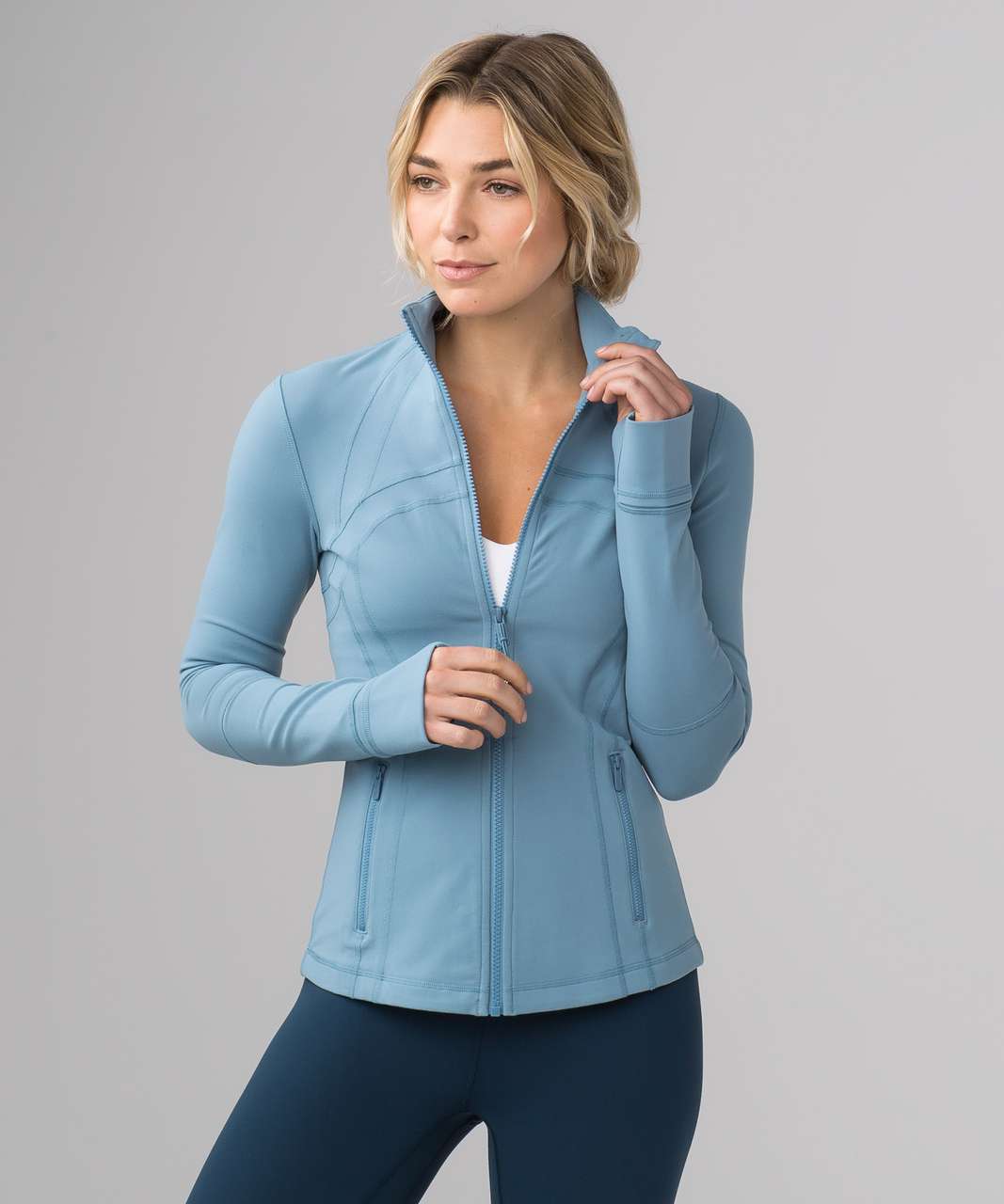 NEW Women Lululemon Define Jacket Luon Pastel Blue Size 6