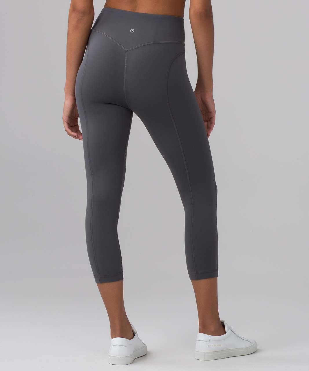 Lululemon Pushing Limits Crop (Nulu 21") - Dark Carbon