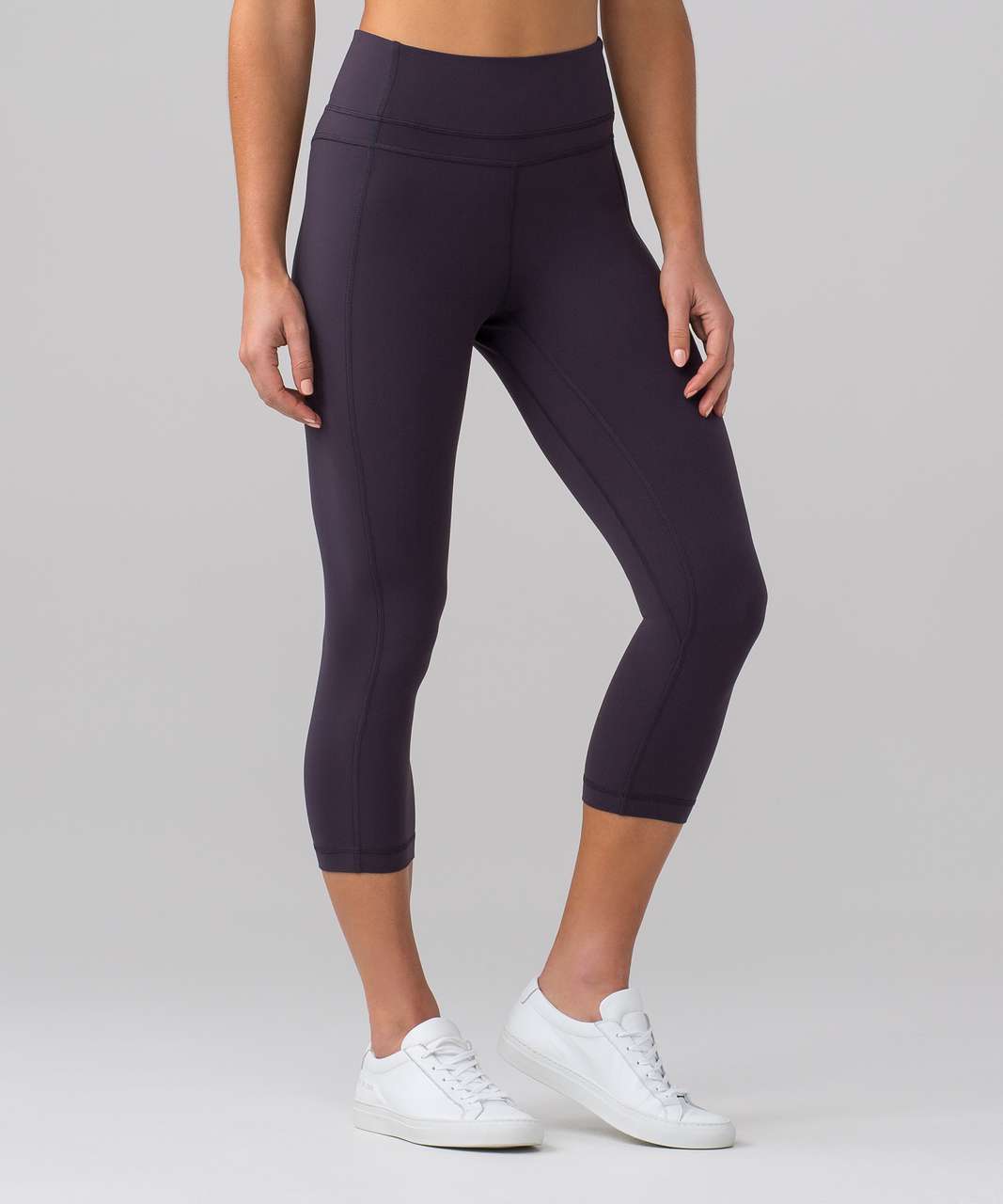 Lululemon Pushing Limits Crop (Nulu 21") - Boysenberry