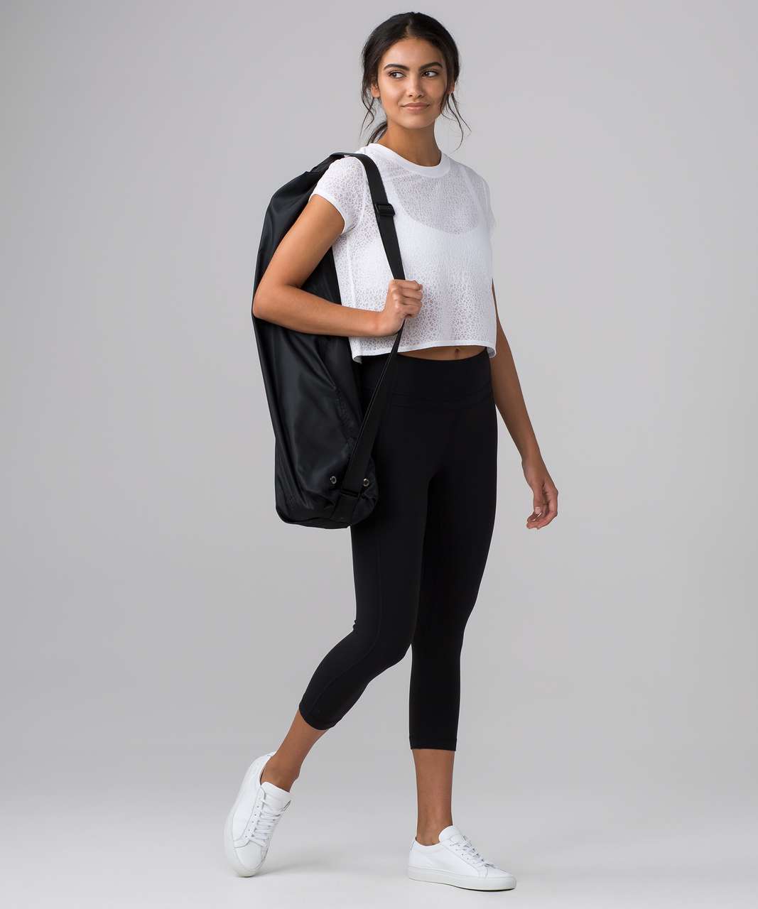 Lululemon Pushing Limits Crop (Nulu 21") - Black