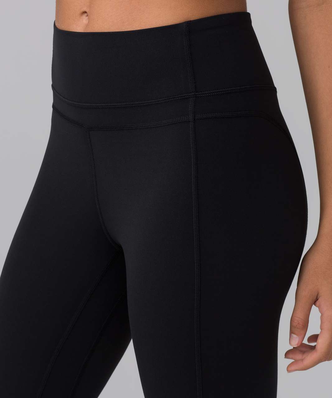 Lululemon Pushing Limits Crop (Nulu 21") - Black