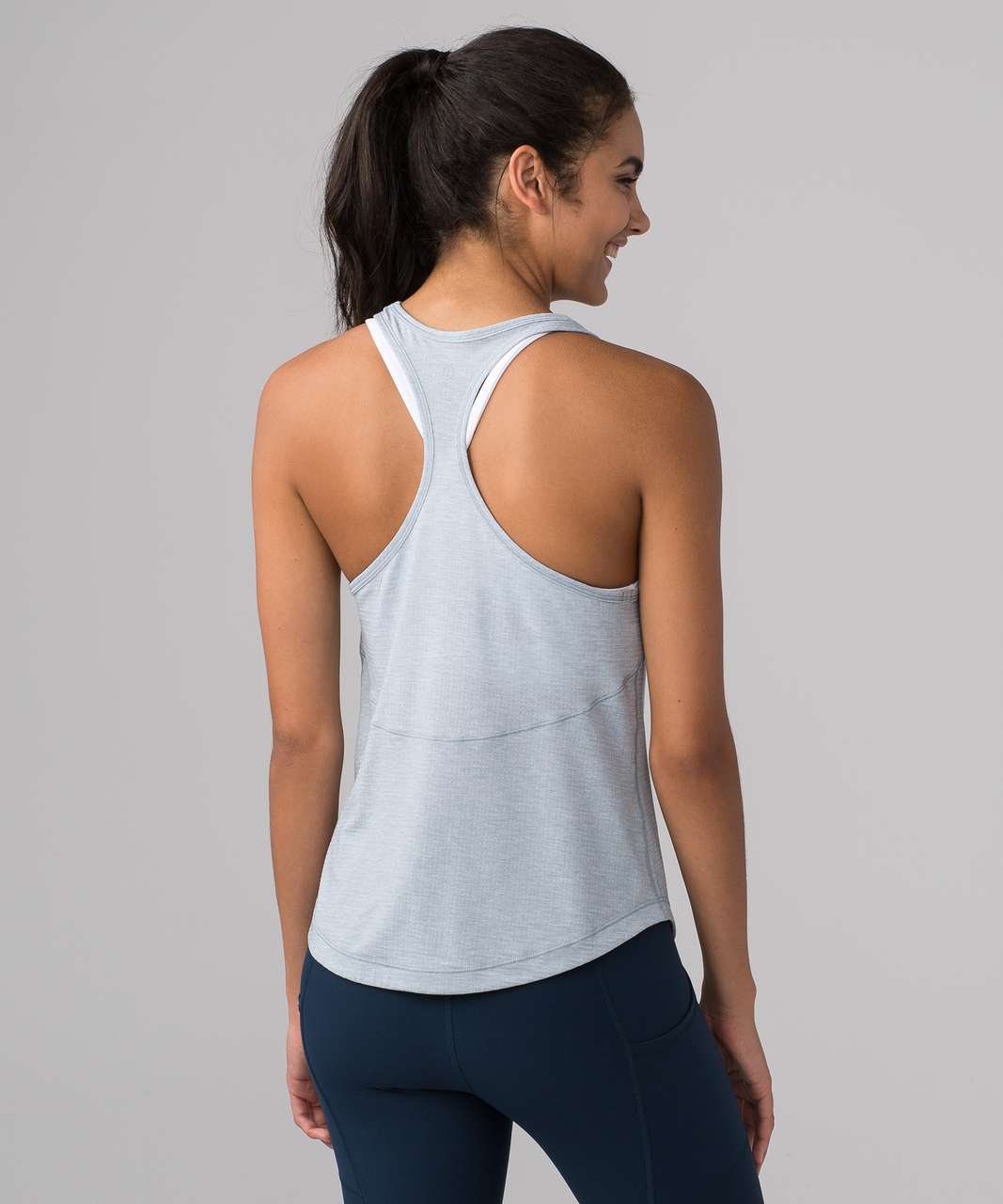 Lululemon Long Distance Tank - Heathered Hail / Hail