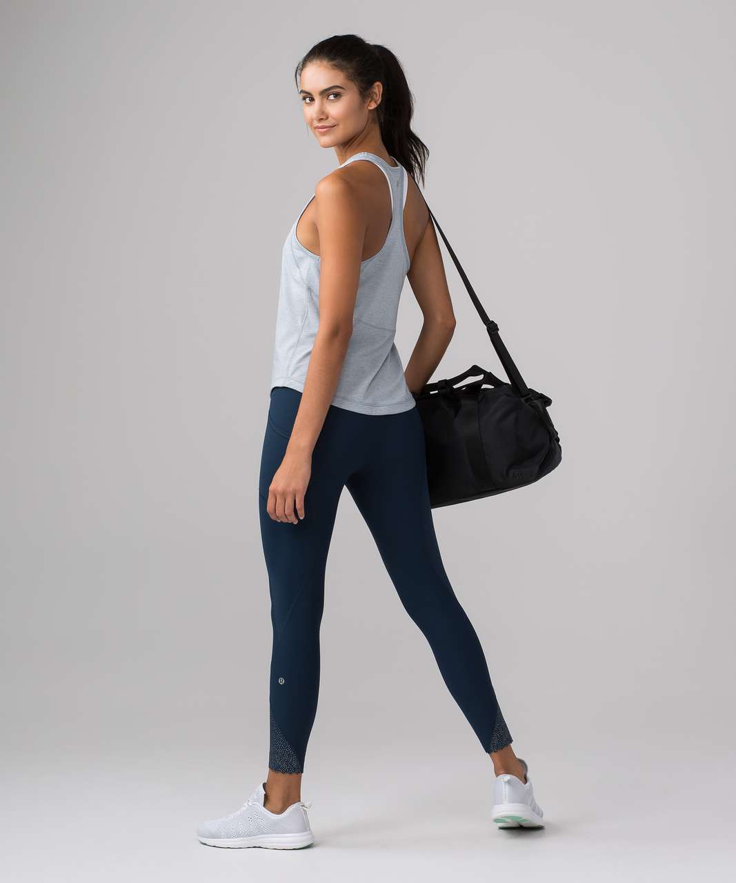 Lululemon Long Distance Tank - Heathered Hail / Hail