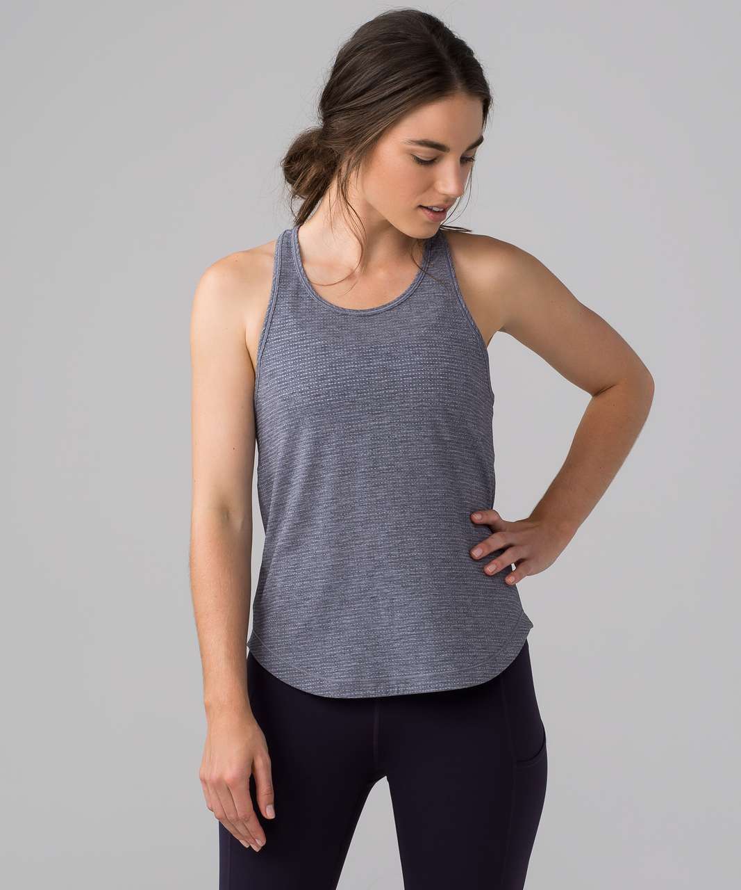 Lululemon Long Distance Tank - Heathered Boysenberry / Boysenberry