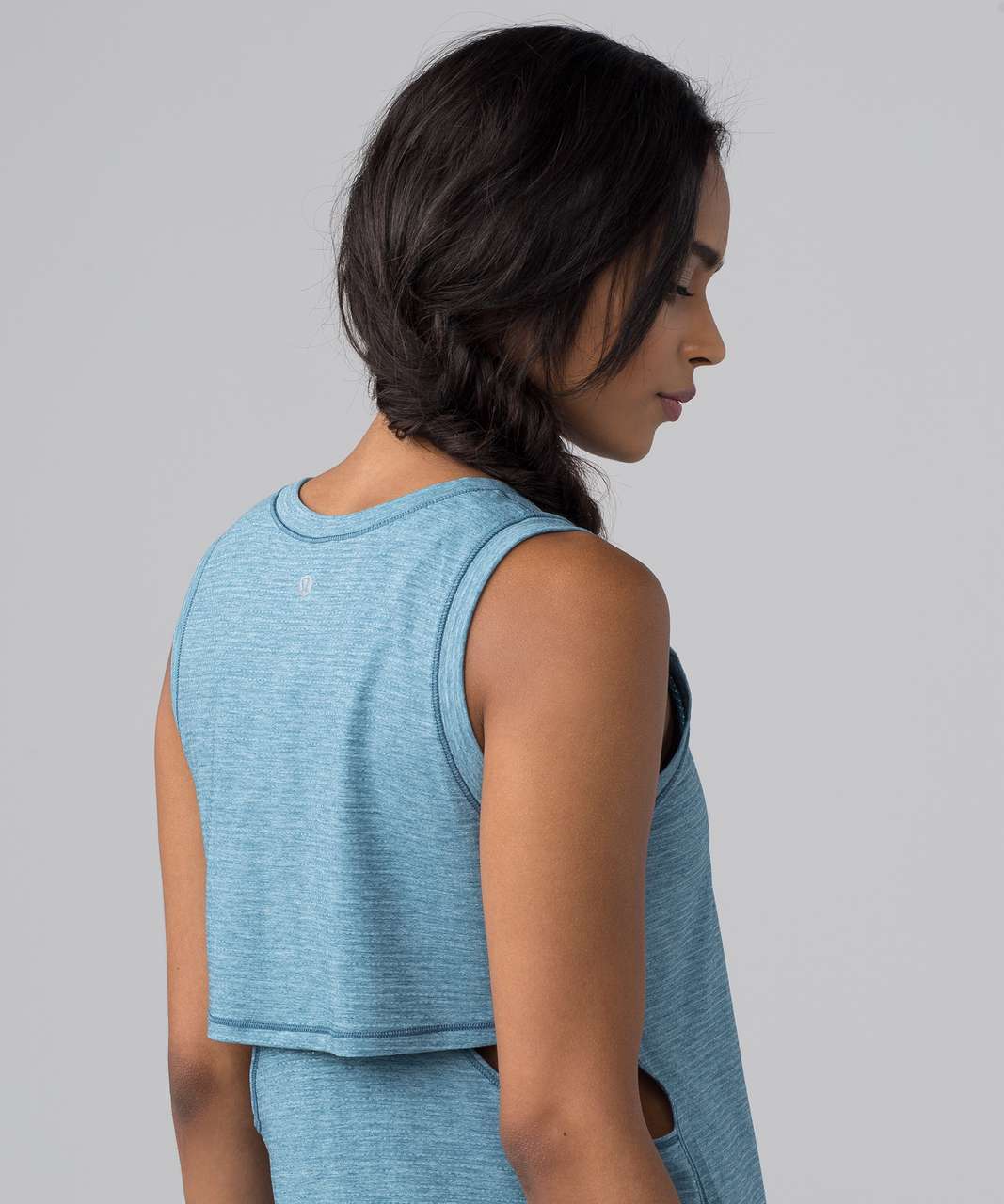 Lululemon Pushing Limits Muscle Tank - Heathered Seascape