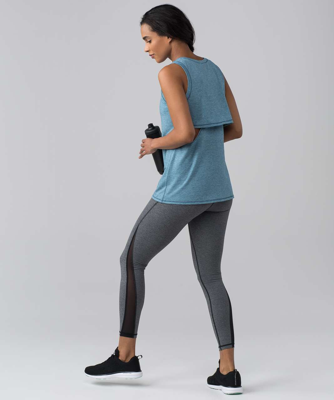 Lululemon Pushing Limits Muscle Tank - Heathered Seascape