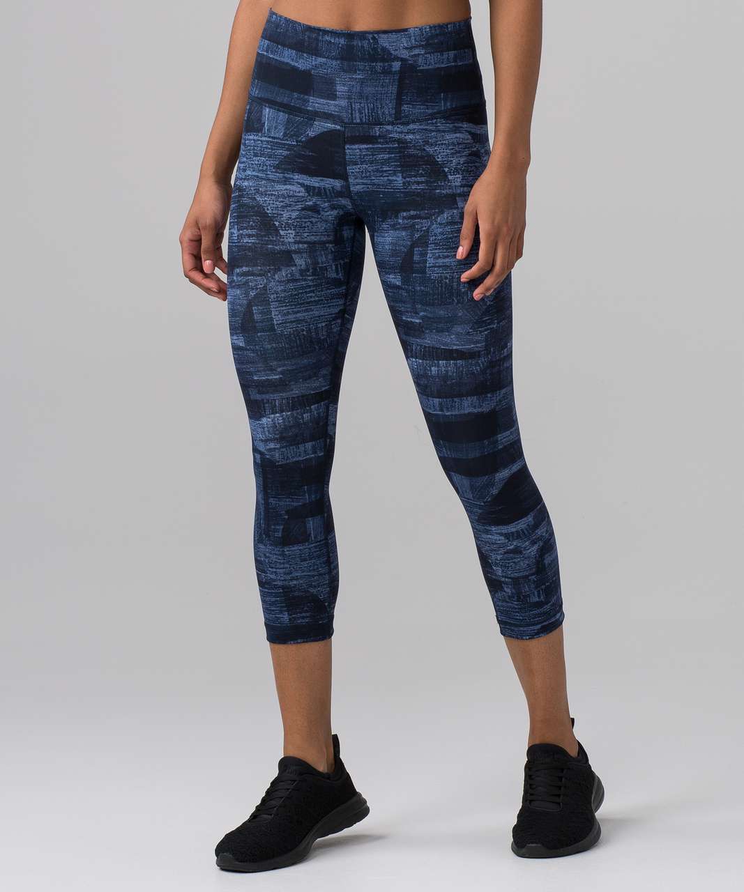 Lululemon Wunder Under Crop (Hi-Rise) *Full-On Luxtreme 21 - True Navy -  lulu fanatics