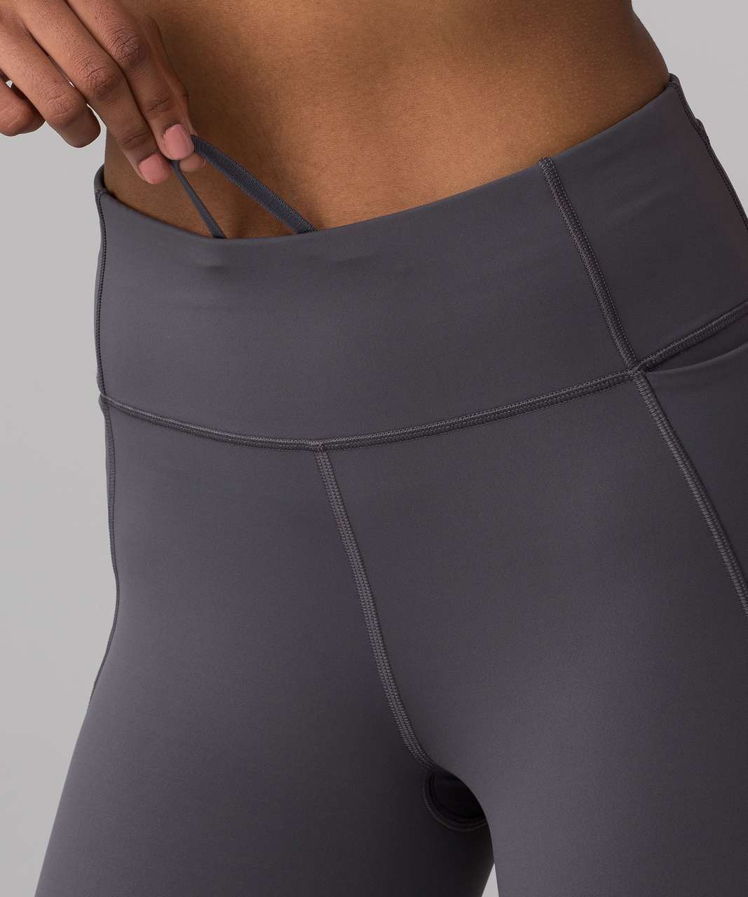 Lululemon Final Lap Crop *23" - Dark Carbon