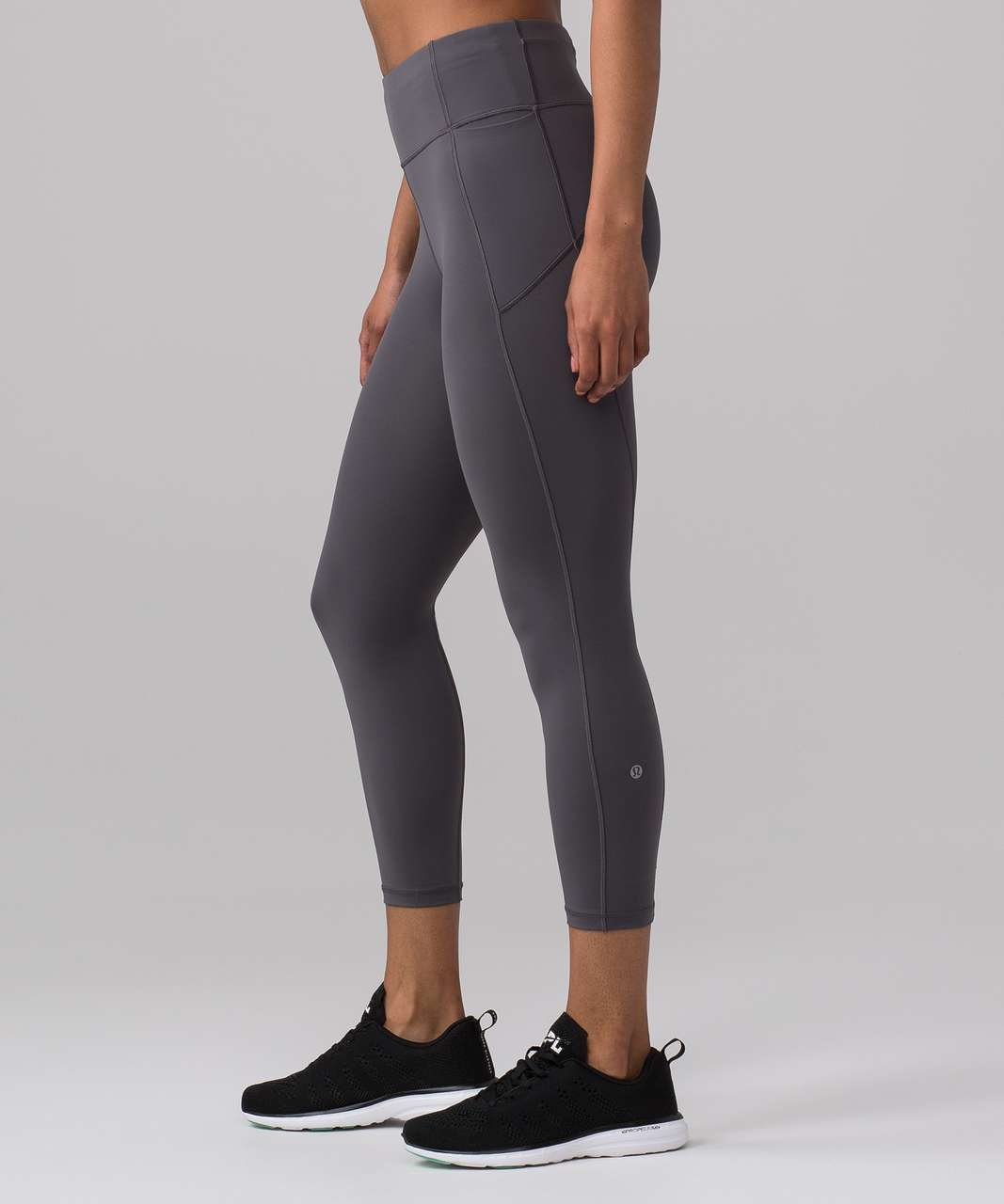 Lululemon Final Lap Crop *23" - Dark Carbon